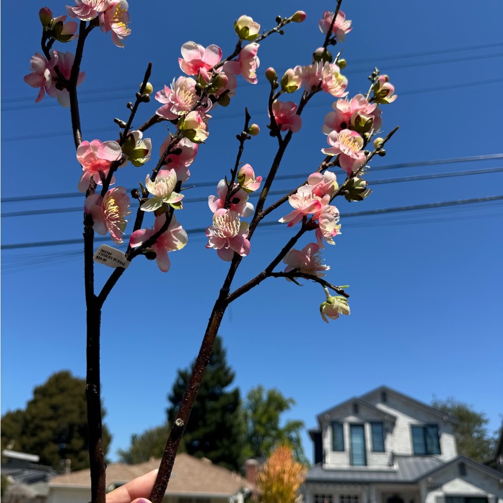 Artificial Cherry Blossom Branches - Pink